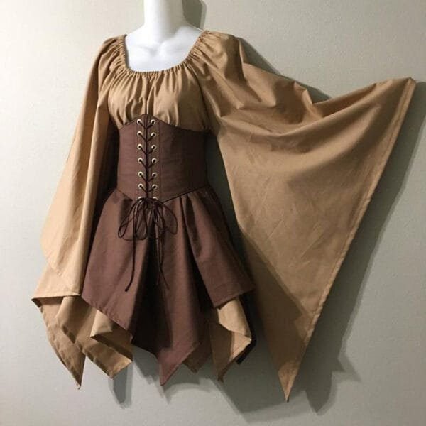 New Party Long-sleeved Women's Renaissance Medieval Dress - Image 4