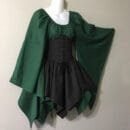 New Party Long-sleeved Women's Renaissance Medieval Dress