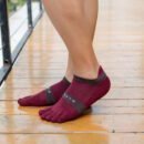 Men’s Breathable Cotton Five-Toe Sports Socks - Summer Lightweight Toe Socks with Moisture-Wicking & Barefoot Feel for Running, Yoga, Gym-5PRS