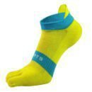 Men’s Breathable Cotton Five-Toe Sports Socks - Summer Lightweight Toe Socks with Moisture-Wicking & Barefoot Feel for Running, Yoga, Gym-5PRS