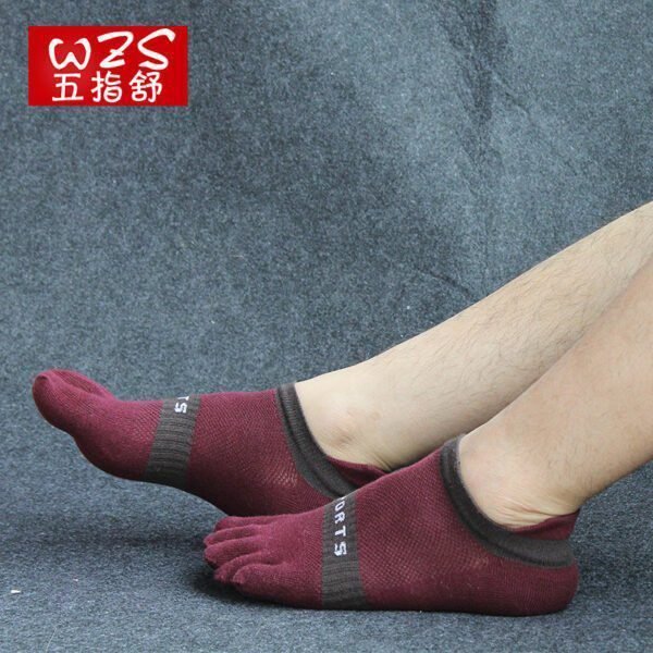 Men’s Breathable Cotton Five-Toe Sports Socks - Summer Lightweight Toe Socks with Moisture-Wicking & Barefoot Feel for Running, Yoga, Gym-5PRS 8 Men’s Breathable Cotton Five-Toe Sports Socks - Summer Lightweight Toe Socks with Moisture-Wicking & Barefoot Feel for Running, Yoga, Gym-5PRS - Image 8