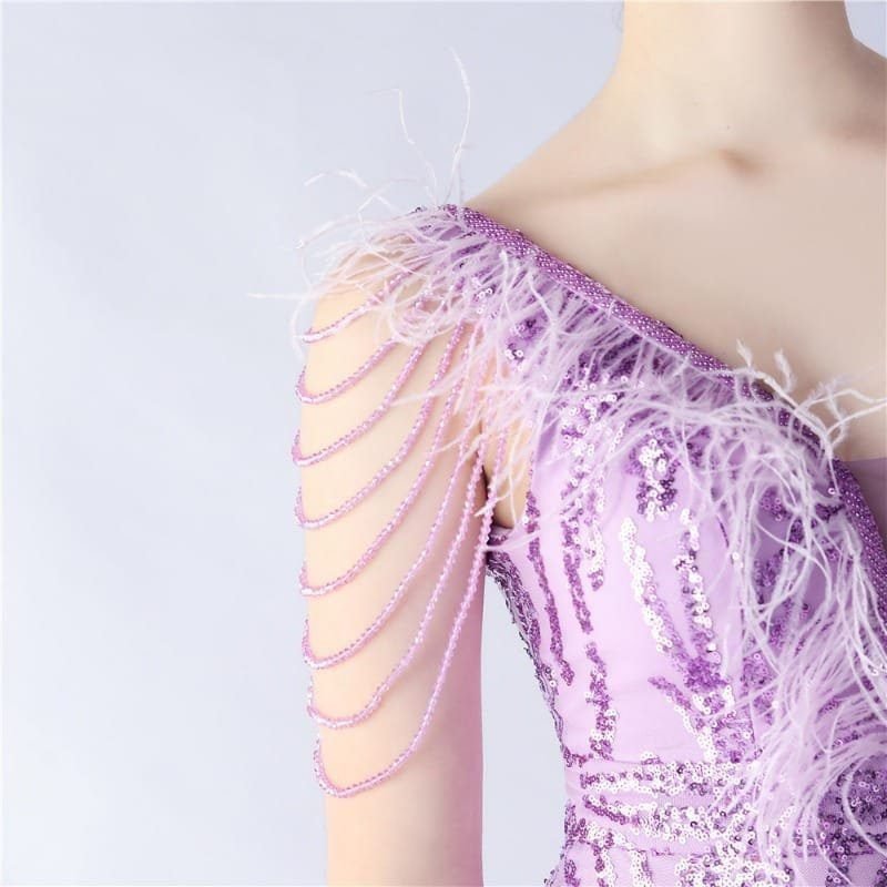 Luxe Feather & Sequin Maxi Gown | Heavy Beadwork 41 103A2536.jpg