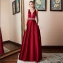 New Banquet Sleeveless Backless Evening Dress
