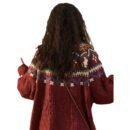 New Year's Red Sweater for Women's Autumn and Winter New Lazy Wind Niche Knitted Sweater for Women