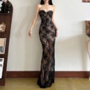 Terracotta Autumn Coord Set - Contour Bandeau & Midaxi Skirt for Fall Weddings & Cocktail Hours