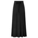 Large Size Women's Clothing Fashion Knitted Skirt High Waist Medium and Long Slit A-shaped Skirt Elastic Over The Knee