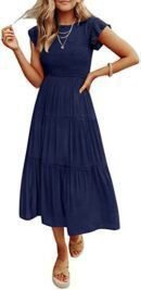 2025 Summer Viral Dress: Y2K-Inspired Cold-Shoulder Pleated Mini Dress - Sustainable Fabric Comfy Feifei Sleeves