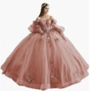 Floral One-Shoulder Tutu Dress with Bubble Sleeves - Spring Summer Elegant Party & Evening Wear