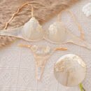 French Lace Bralette Set: Sheer Lift & Side-Support
