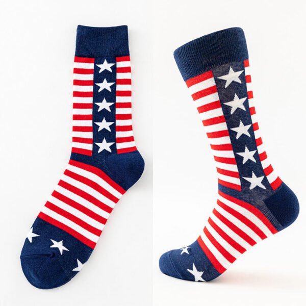 Men's Socks Large Size Stockings Large Cotton Socks Large Medium Tube Sports Socks-5prs - Image 22
