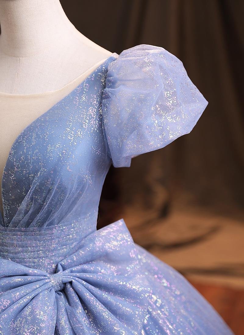 Blue Evening Dress Dress Female New Temperament Socialite Banquet Performance Host Art Exam Vocal Dress Looks Thin 15 O1CN01B7RRku1eWAnNYbrZN 2215436973878 0 cib