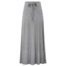 Large Size Women's Clothing Fashion Knitted Skirt High Waist Medium and Long Slit A-shaped Skirt Elastic Over The Knee