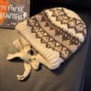 Fair Island Style Knitted Hat Children's Retro Dual-purpose Bag Hat Warm Wool Hat Ear Protection Street Style