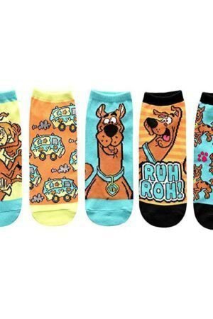 Men's Four Seasons Popular Scooby Doo Tide Socks Wholesale Socks Cartoon Cotton Women's Cotton Socks Boat Socks-5PRS