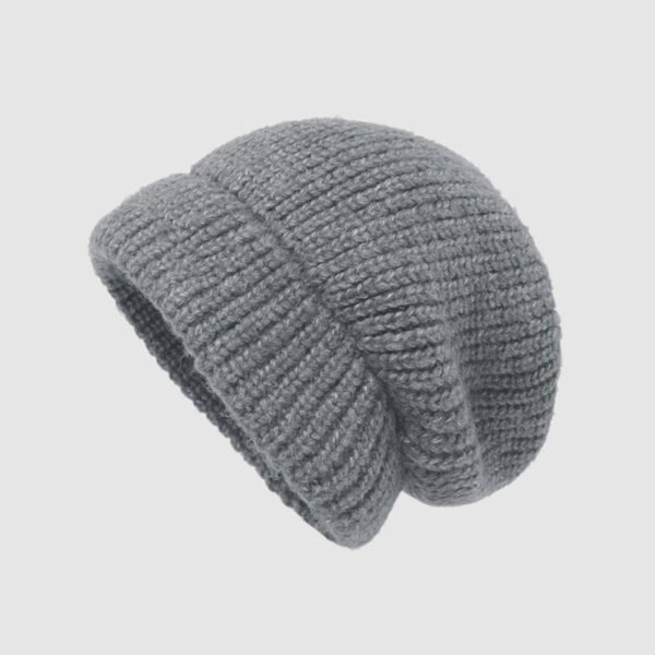 Children's Winter New Warm Ear Protector Wool Hat Loose Big Head Circumference Internet Celebrity Stacking Hat - Image 9
