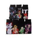 Men's Wholesale Trendy Socks Female Animation Cartoon Cotton Socks Comic Male Medium Tube Pirate Socks-5PRS