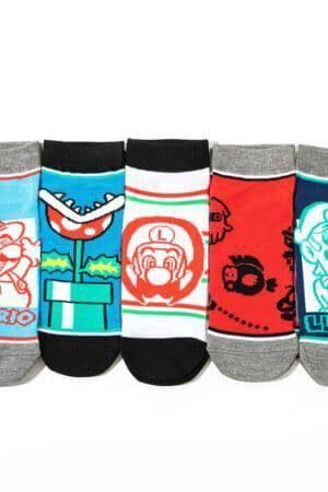 Wholesale Women's Cotton Men's Short Mary Boat Socks Animation Men's Cartoon Sock Personalized Animation Socks-5PRS