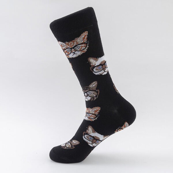 Men's Socks Large Size Stockings Large Cotton Socks Large Medium Tube Sports Socks-5prs - Image 6