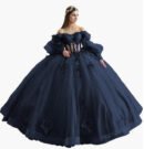 Floral One-Shoulder Tutu Dress with Bubble Sleeves - Spring Summer Elegant Party & Evening Wear