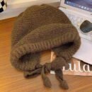 Fair Island Style Knitted Hat Children's Retro Dual-purpose Bag Hat Warm Wool Hat Ear Protection Street Style