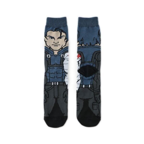 New Male Clown Medium Tube Cartoon Men's Socks Female Animation Socks Personalized Trend Skateboard Socks-5PRS - Image 12
