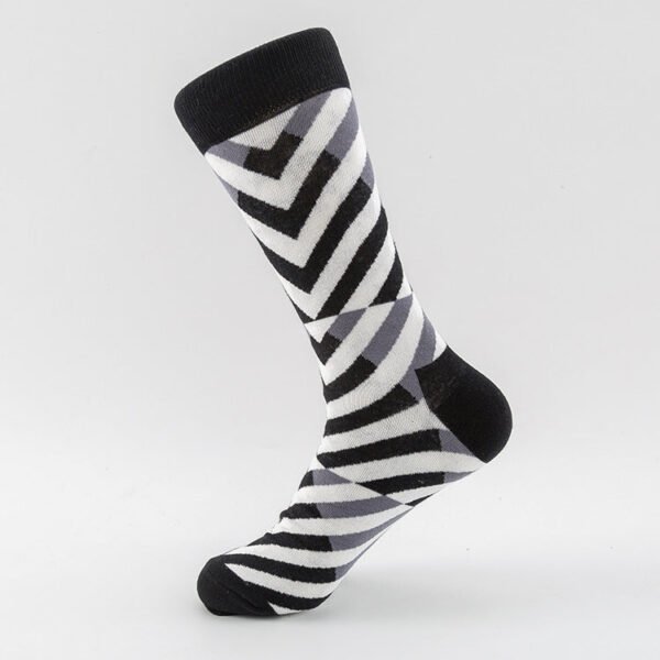 Men's Socks Large Size Stockings Large Cotton Socks Large Medium Tube Sports Socks-5prs - Image 4