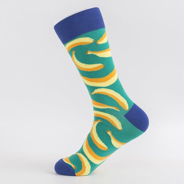 Men's Socks Large Size Stockings Large Cotton Socks Large Medium Tube Sports Socks-5prs - Image 14
