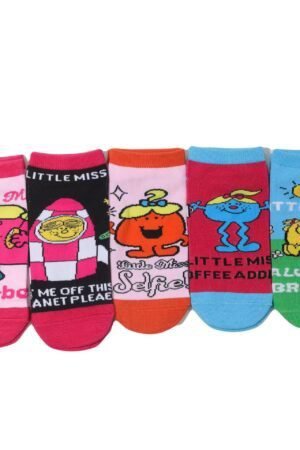 Female Cotton Animation Cartoon Men's Boat Socks Short Cotton Socks Comic  Personalized Animation Cute Sock-5PRS