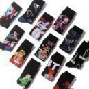Men's Wholesale Trendy Socks Female Animation Cartoon Cotton Socks Comic Male Medium Tube Pirate Socks-5PRS