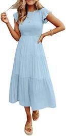 2025 Summer Viral Dress: Y2K-Inspired Cold-Shoulder Pleated Mini Dress - Sustainable Fabric Comfy Feifei Sleeves