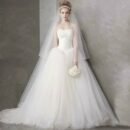 Tube top Wang Weiwei wedding dress Qi Di new simple soft gauze bridal wedding dress