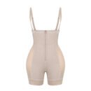 Premium Bodycon Corset - High-Waisted 4-Way Stretch Shapewear with Zippered Breast & Tummy Control for Women's Athleisure Buttock-Lifting Pants
