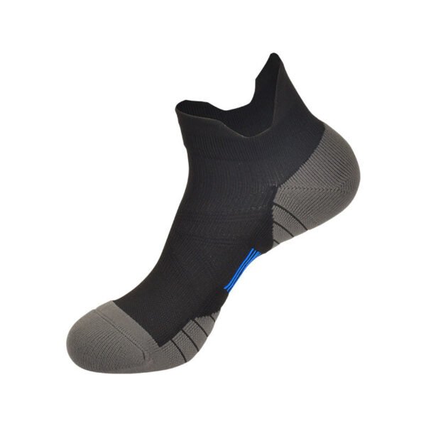 Coolmax Running Socks 7A Antibacterial Men's Summer Deodorant Sweat-absorbing Non-slip Pressure Socks-3PRS - Image 2