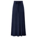 Large Size Women's Clothing Fashion Knitted Skirt High Waist Medium and Long Slit A-shaped Skirt Elastic Over The Knee