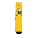 Cartoon Socks Striped Live Treasure Animation Cotton Medium Tube Socks Yellow Back School Bag Socks Comic Socks-5PRS