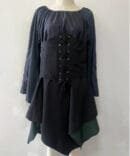 New Party Long-sleeved Women's Renaissance Medieval Dress