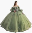 Floral One-Shoulder Tutu Dress with Bubble Sleeves - Spring Summer Elegant Party & Evening Wear