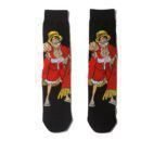 Men's Wholesale Trendy Socks Female Animation Cartoon Cotton Socks Comic Male Medium Tube Pirate Socks-5PRS