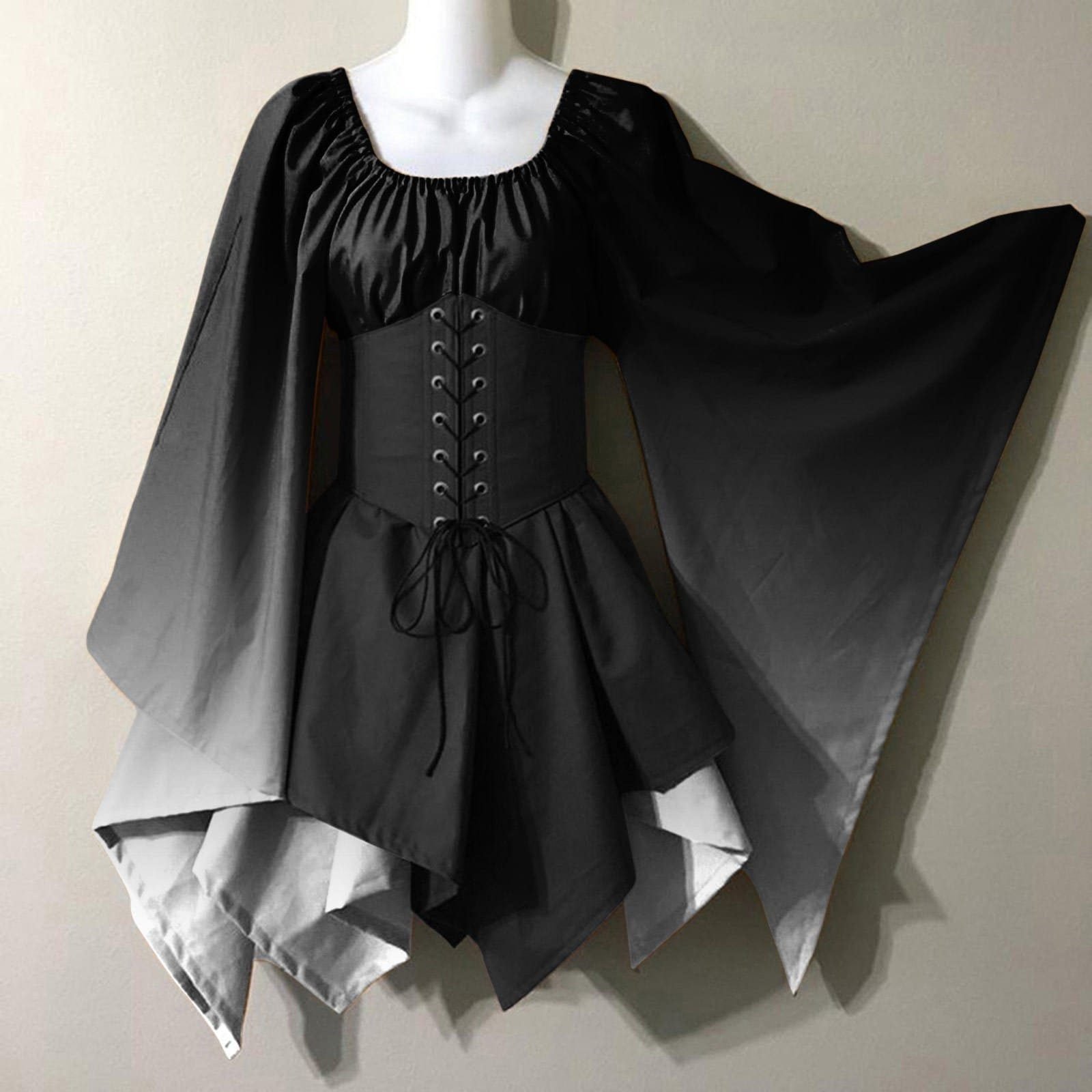 New Party Long-sleeved Women's Renaissance Medieval Dress 25 undefined