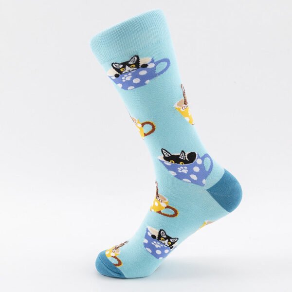 Men's Socks Large Size Stockings Large Cotton Socks Large Medium Tube Sports Socks-5prs - Image 8