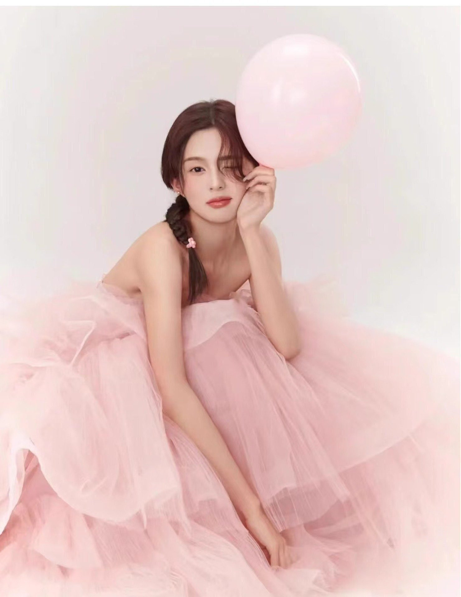 Pink Evening Dress Women's High-end Tube Top Light Wedding Dress French Banquet Light Dress Adult Dress Trailing Princess Dress 31 O1CN01pX0uOq1qaY5yohlh6 2208457095512 0 cib