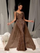 Women's Ball Dress Long Dress Temperament Fashionable and Elegant Long Lace Party Evening Dress