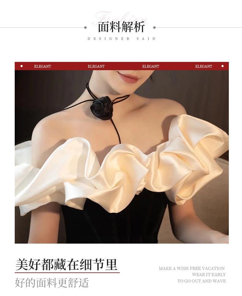 Evening Dress Women's Black One-word Shoulder Temperament High-end Fishtail Senior Sense Adult Ceremony Banquet Dress Light Luxury Niche 13 O1CN01sdsgGw2BPeTxv4EkQ 2216064808331 0 cib