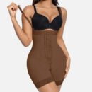 Premium Bodycon Bodysuit - High-Waisted 4-Way Stretch Shapewear with Zippered Breast & Tummy Control for Women's Athleisure skinny Tights