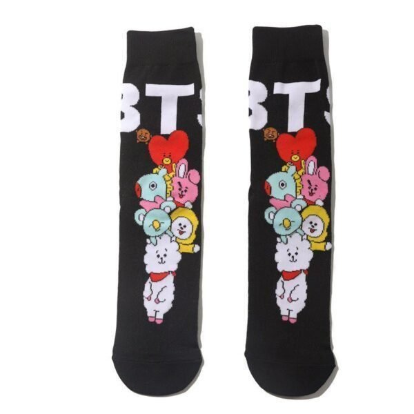 Men's Wholesale Trendy Socks Female Animation Cartoon Cotton Socks Comic Male Medium Tube Pirate Socks-5PRS 14 Men's Wholesale Trendy Socks Female Animation Cartoon Cotton Socks Comic Male Medium Tube Pirate Socks-5PRS - Image 14