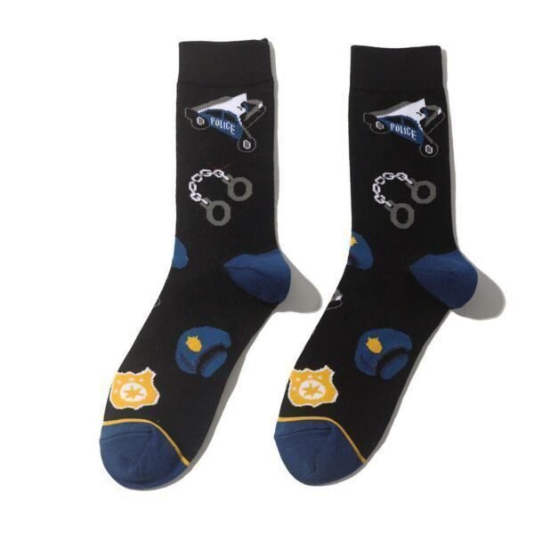 Men's Wholesale Trendy Socks Female Animation Cartoon Cotton Socks Comic Male Medium Tube Pirate Socks-5PRS 8 Men's Wholesale Trendy Socks Female Animation Cartoon Cotton Socks Comic Male Medium Tube Pirate Socks-5PRS - Image 8