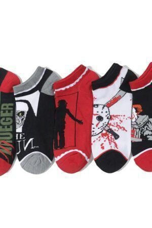 Cotton Anime Cartoon Boat Socks Spring and Summer Short Tube Comic Men's and Women's Socks Black Friday Socks-5PRS