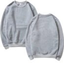 Popular women's clothing round neck pullover loose casual velvet oversized sweater