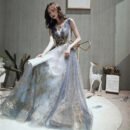 Viral Sequined Evening Gown: Sparkly Celebrity Party Dress for Galas, Red Carpet & Formal Events