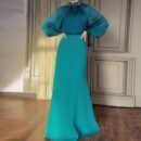 Autumn New Retro Court Style Elegant Long Dress Two-piece Women